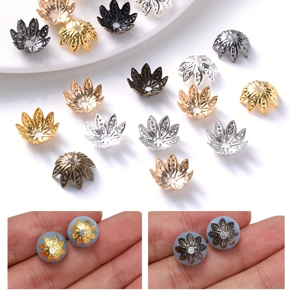 Lotus Metal Bead Caps