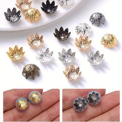 Lotus Metal Bead Caps