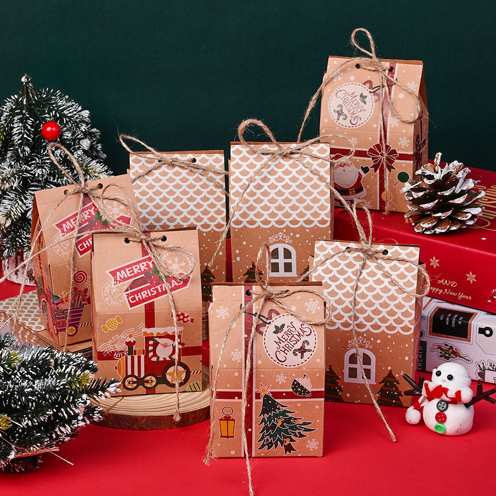 Christmas House Shaped Gift Boxes