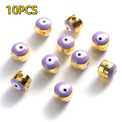 Devil's Eye Alloy Spacer Beads