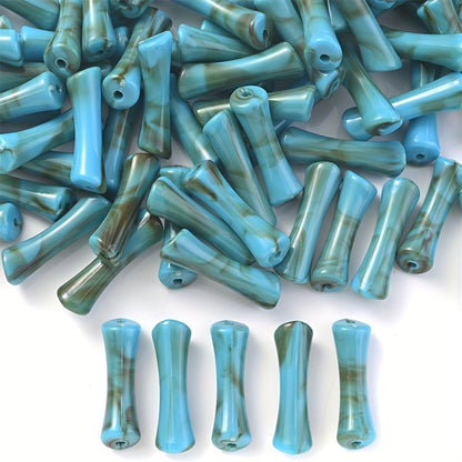 Slub Acrylic Beads