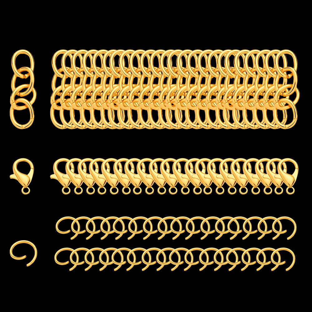 Gold and Silver Jewelry Findings Set