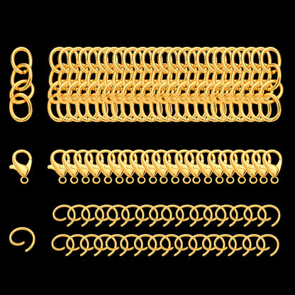 Gold and Silver Jewelry Findings Set