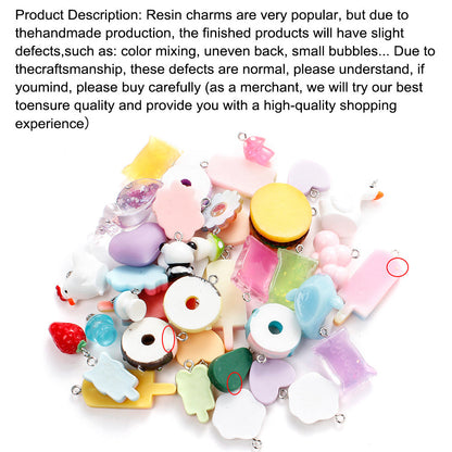 Y2K Resin Flower & Charm Beads