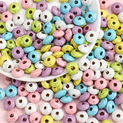 Sequined Abacus Wooden Beads