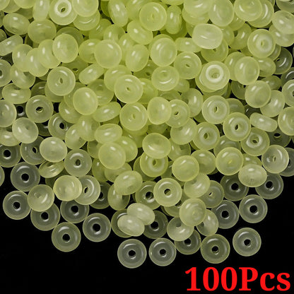 Flat Round Glass Beads