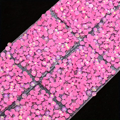 12PCS 4×3cm Self-Adhesive Resin Rhinestone Embellishment Strips