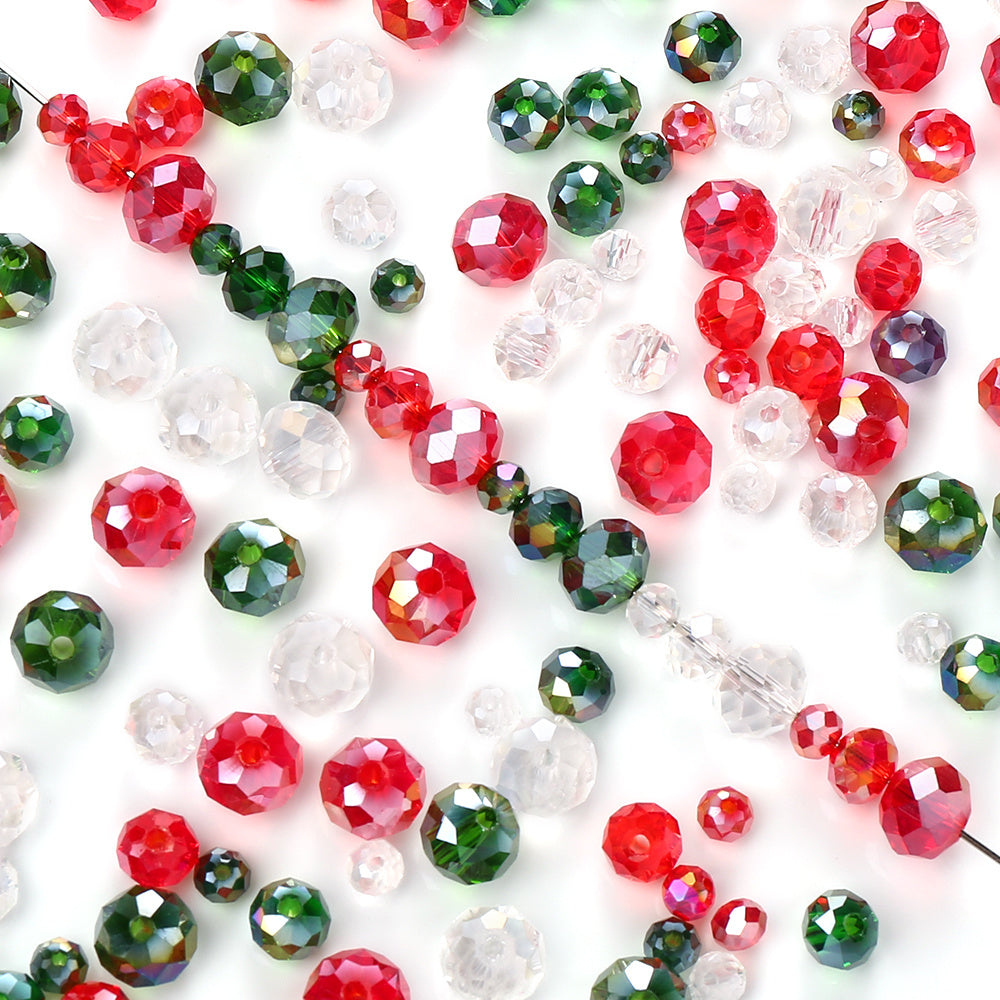 Mixed Christmas and Halloween Glass Bead Set