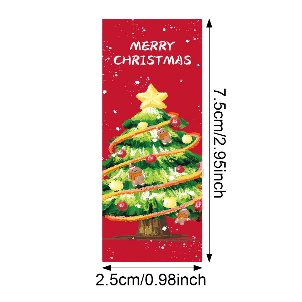 Christmas Pattern Rectangular Stickers