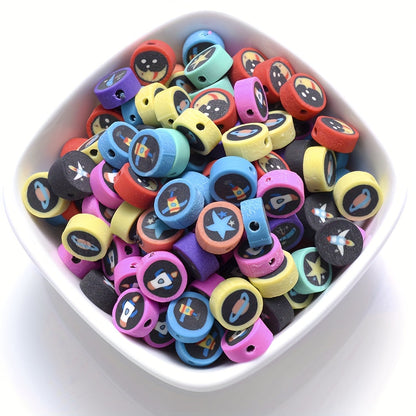 30PCS Star Soft Clay Spacer Bead Set