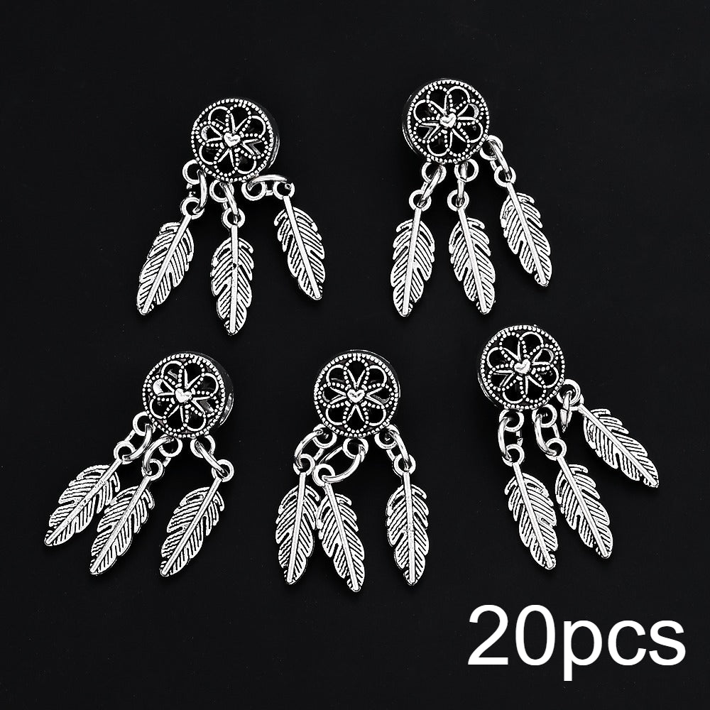 Dream Catcher Alloy Large Hole Beads