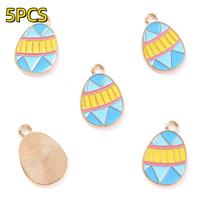 Easter Egg Alloy Pendants