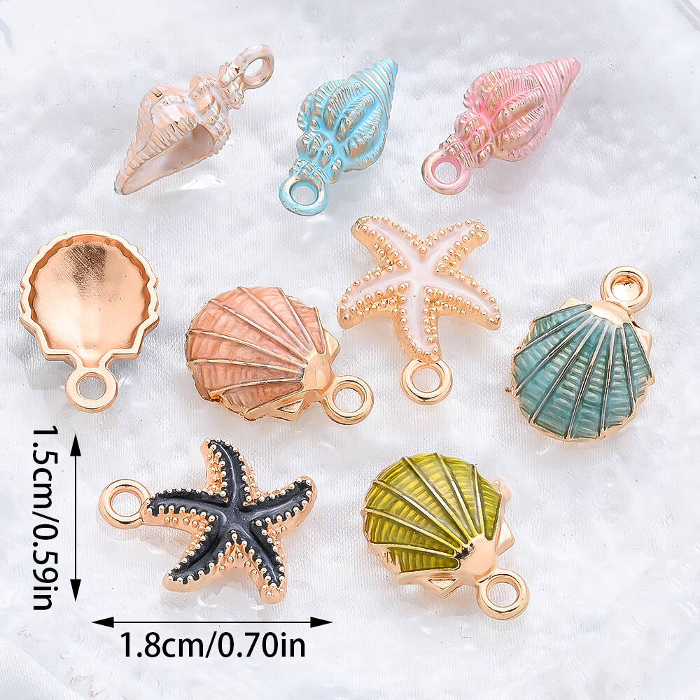 Ocean Enamel Pendants