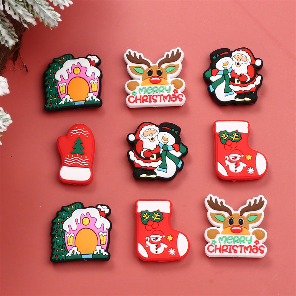 Christmas Silicone Beads