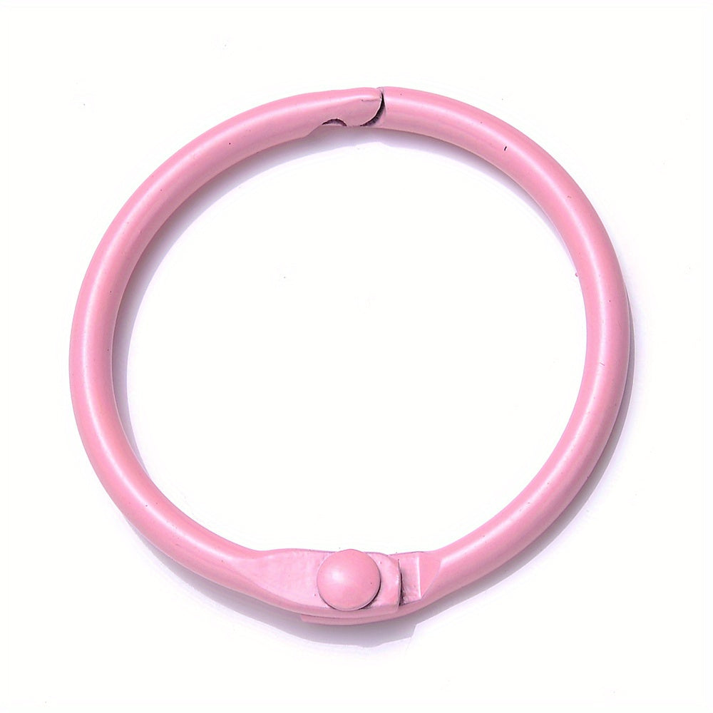 Colorful Alloy O-Ring Spring Clasps
