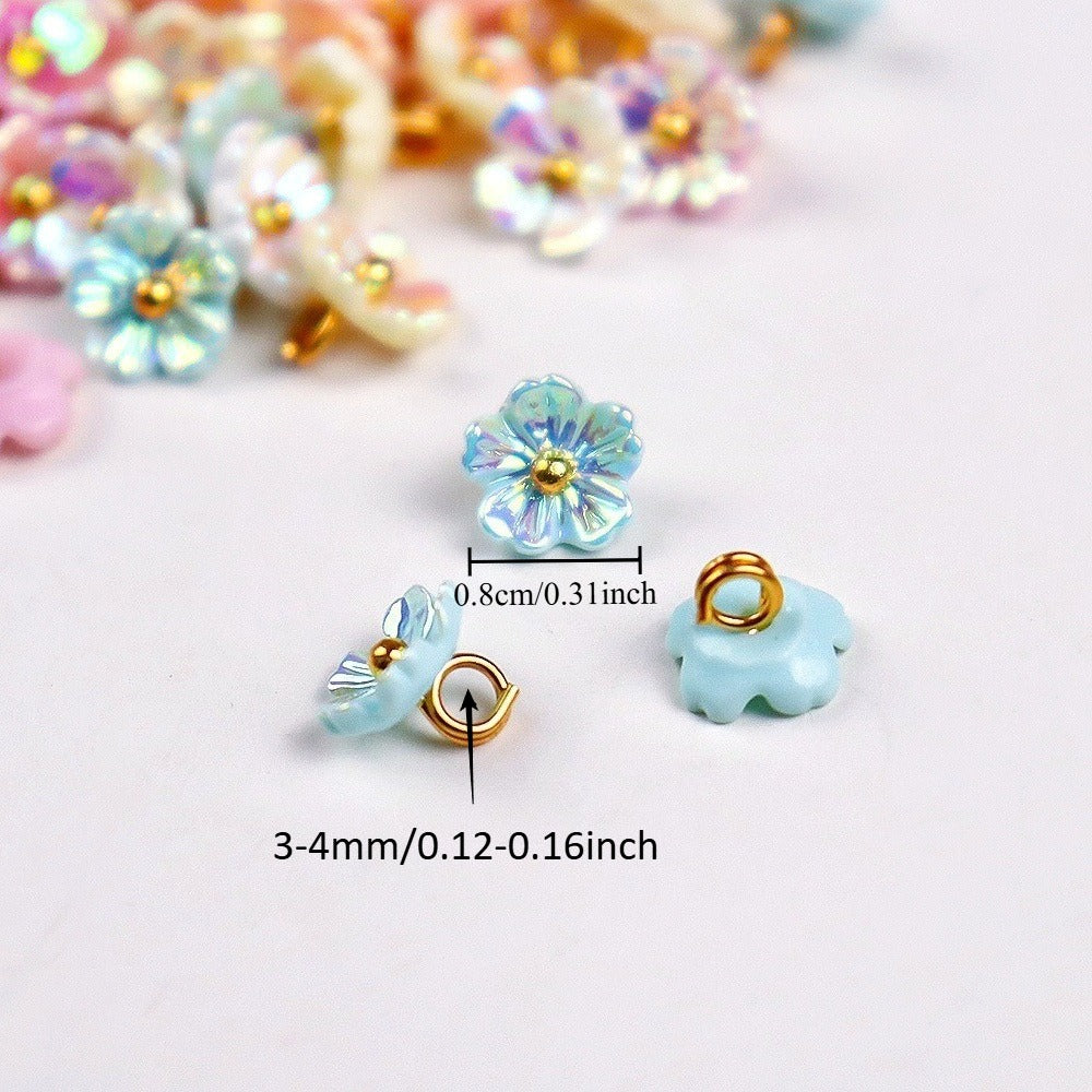 AB Resin Lily of The Valley Charms