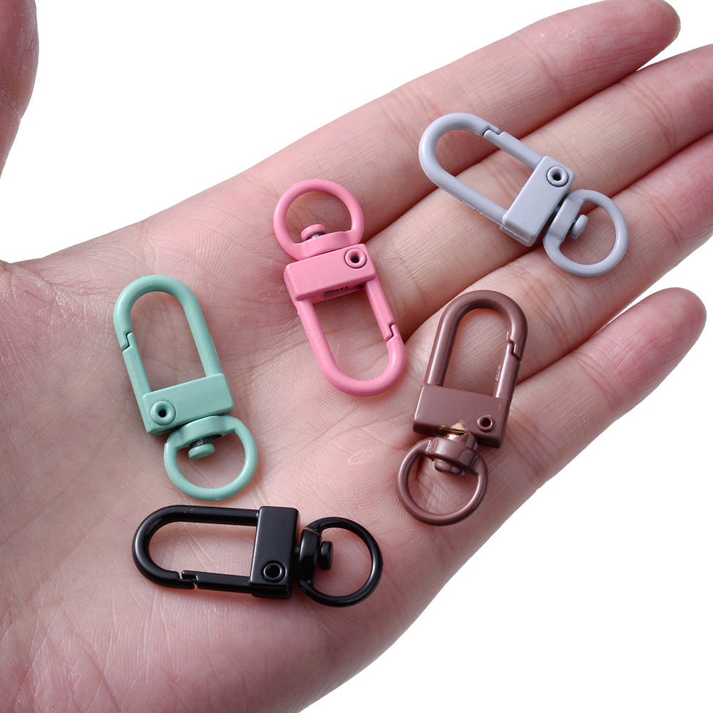 Multicolor Zinc Alloy Lobster Clasp Keychains