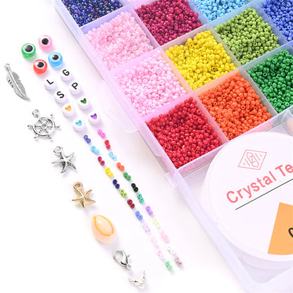 16,800 pcs 2 mm Seed Beads DIY Jewelry Making Kit
