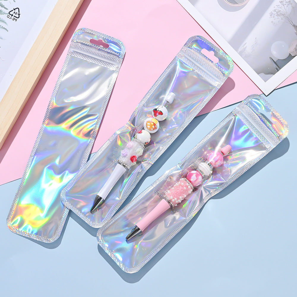 Iridescent Self-Sealing Jewelry Bags