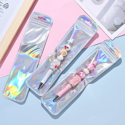 Iridescent Self-Sealing Jewelry Bags