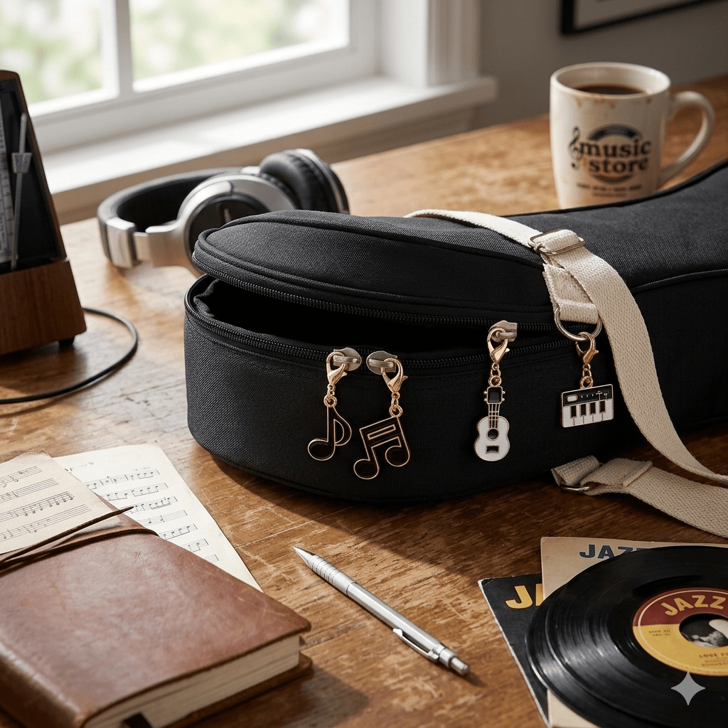 Music-Themed Alloy Pendant Charms