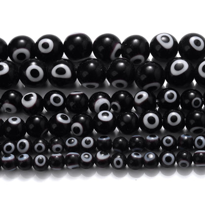 Multi-Colored Evil Eye Glass Beads