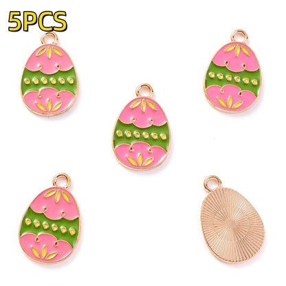 Easter Egg Alloy Pendants