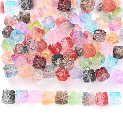 Multi Color Lion Head Acrylic Beads