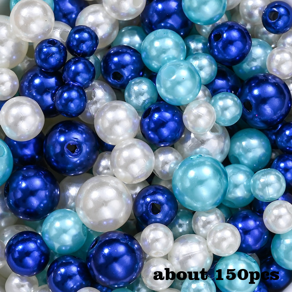 Colorful ABS Imitation Pearl Beads
