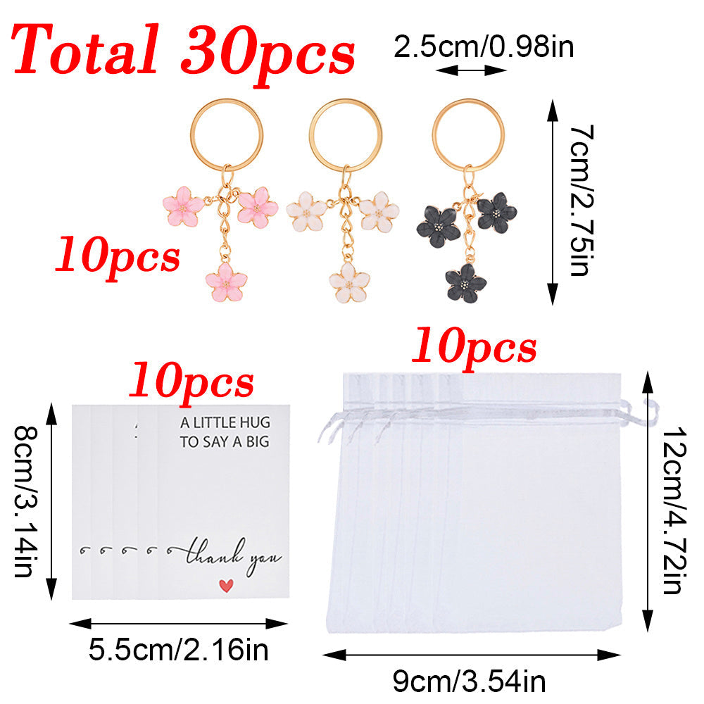 Flower Keychain Making Gift Set