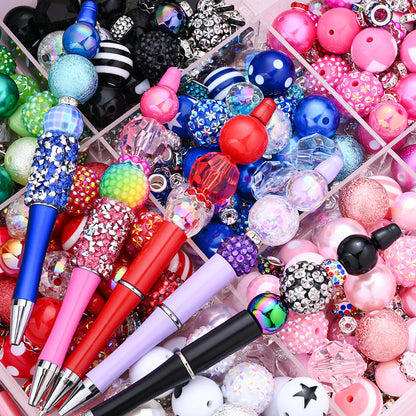 Multicolor 20 mm Thick Acrylic Round Beads