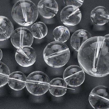 Clear Round Glass Beads