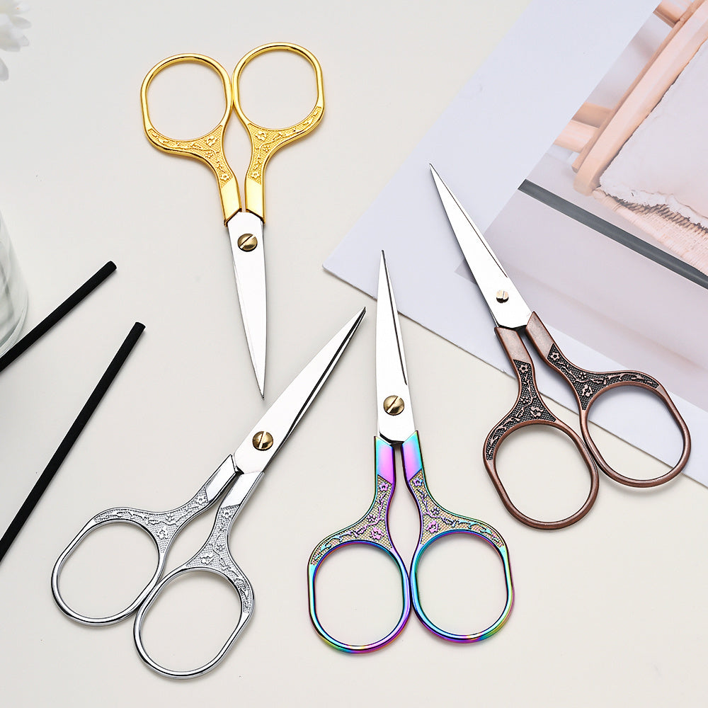Vintage Plum Zinc Alloy Scissors
