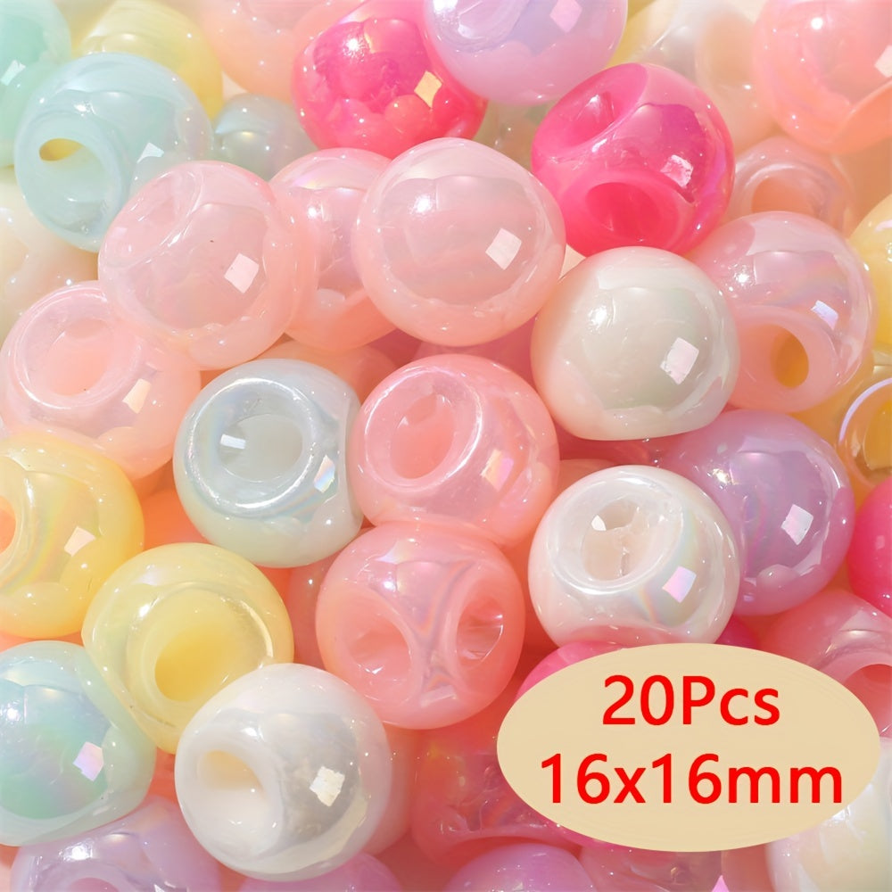 Acrylic AB Candy Color Irregular Beads