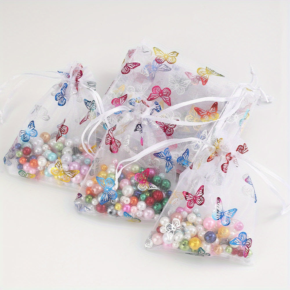 Butterfly Drawstring Gift Bags