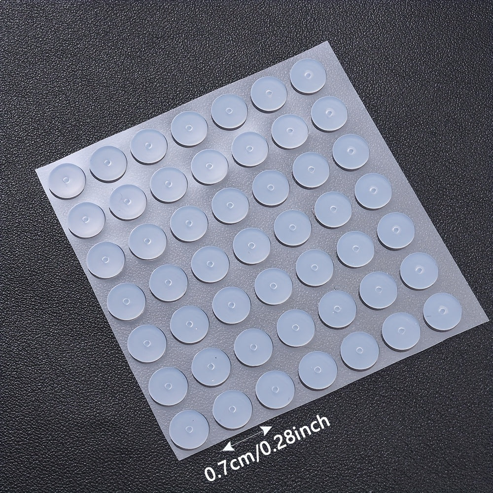 20PCS 7mm White Sheet Earring Backs