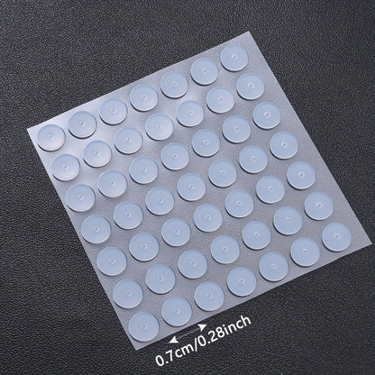 20PCS 7mm White Sheet Earring Backs