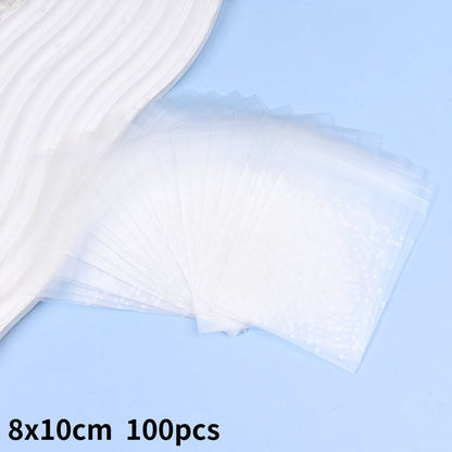 Frosted Self-Sealing Jewelry Bags