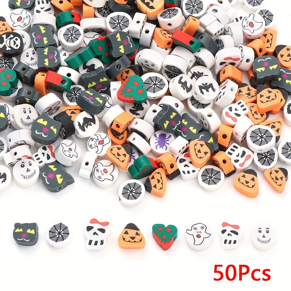 Halloween & Christmas Soft Pottery Beads