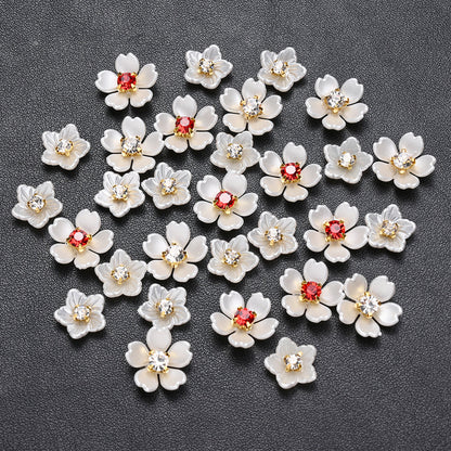 Acrylic Rhinestone Flower Patches