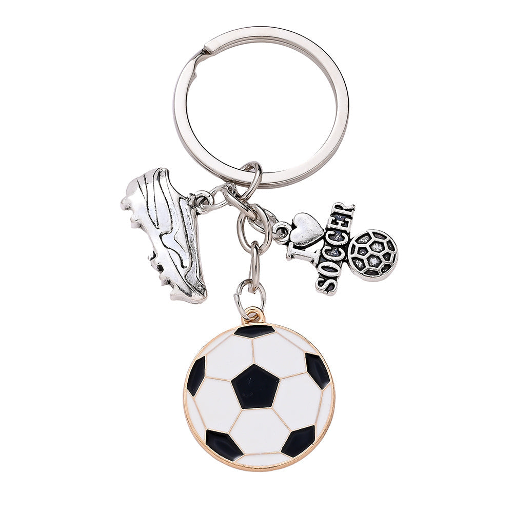 2026 Soccer Fan Enamel Keychain