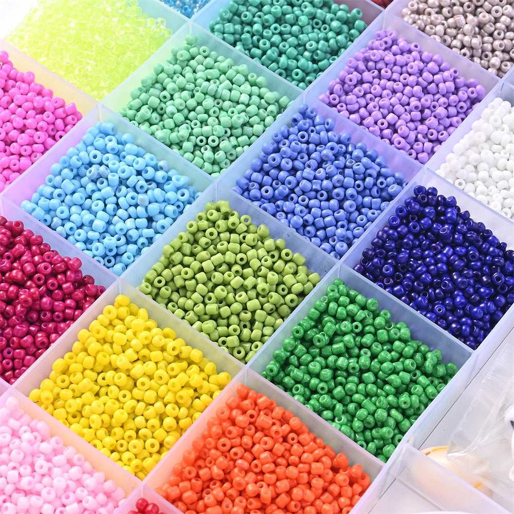 16,800 pcs 2 mm Seed Beads DIY Jewelry Making Kit