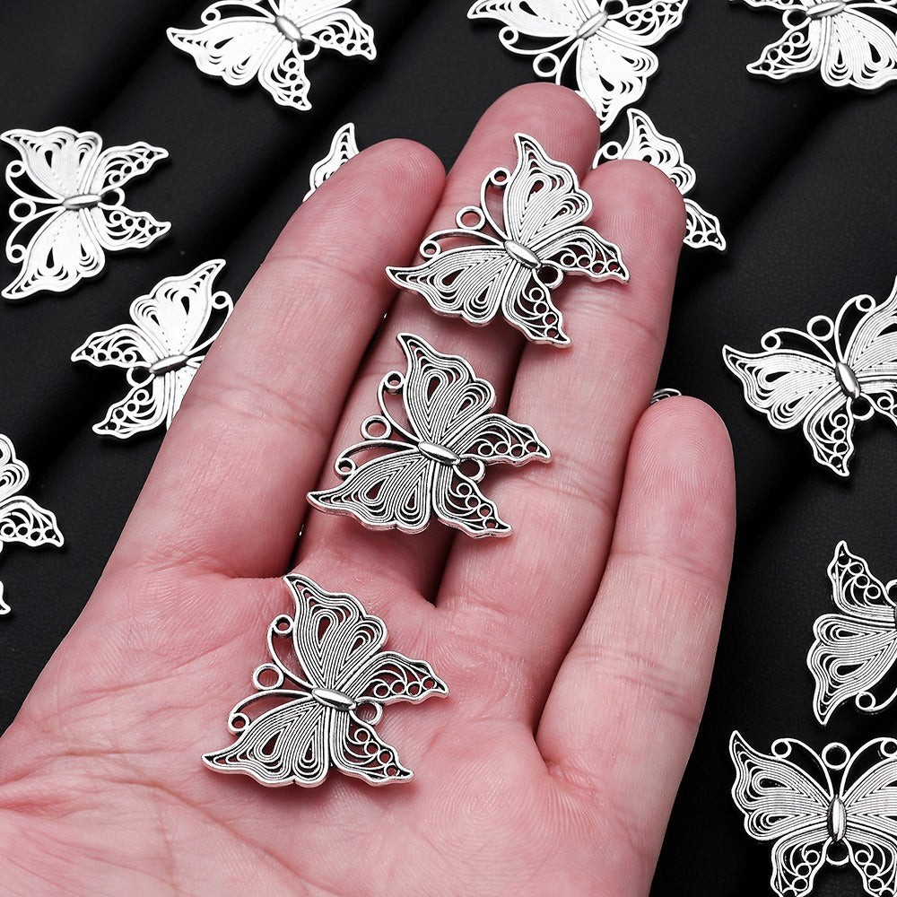 Vintage Butterfly Alloy Charms
