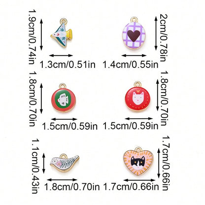 Vintage Enamel Animal and Symbol Charms