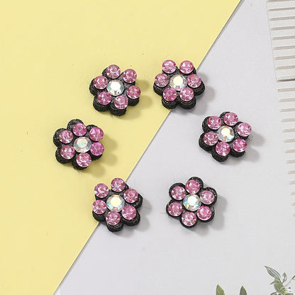 Plum Blossom Rhinestone Patches