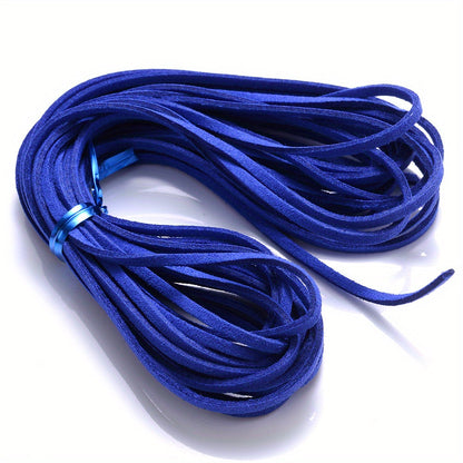 5m 2.5mm Flat Korean Velvet Cord for Jewelry Making