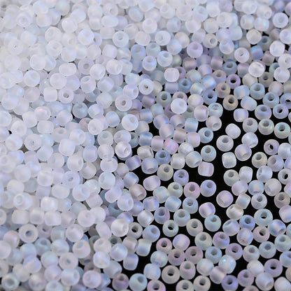 Colorful Frosted Seed Beads