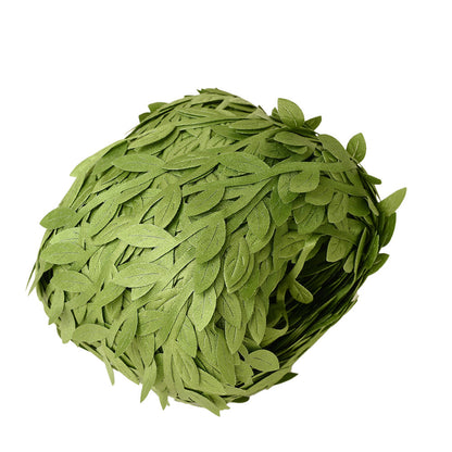 Silk Leaf Artificial Green Garland