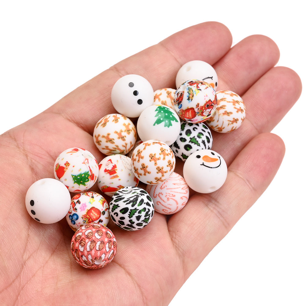 Christmas Silicone Beads