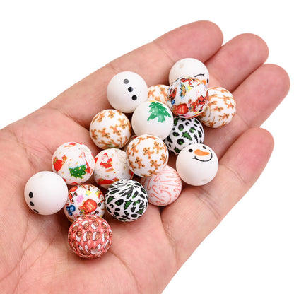 Christmas Silicone Beads
